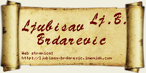 Ljubisav Brdarević vizit kartica
